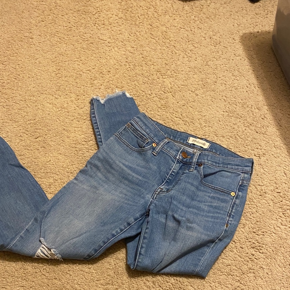 Madewell Light Blue Straight Leg Jeans